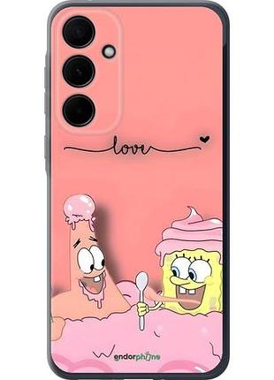Чехол на samsung galaxy a35 спанч боб, sponge bob самсунг а35