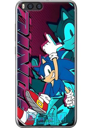 Чехол на xiaomi mi note 3 соник sonic сяоми ми ноут 3