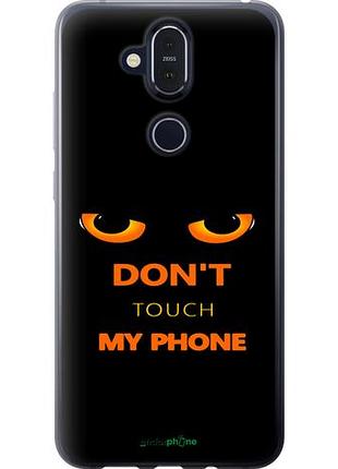 Чехол на nokia 8.1 don't touch the phone "4261u-1620-10746"
