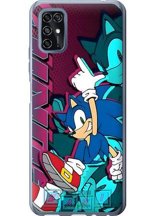 Чехол на zte blade v2020 smart соник sonic зте блейд в2020 смарт
