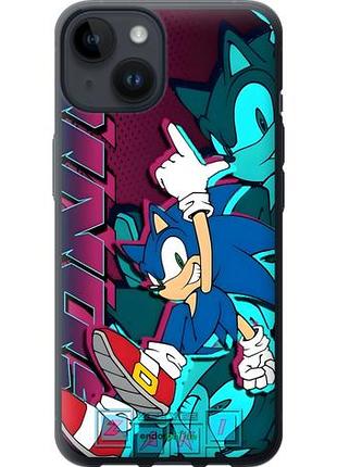 Чехол на iphone 14 соник sonic айфон 14