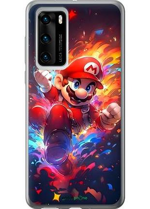 Чохол на huawei p40 супер маріо