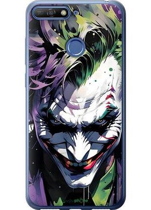Чехол на huawei y6 prime 2018 джокер хуавей у6 прайм 2018