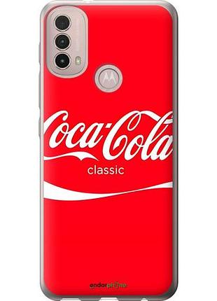 Чехол на motorola e40 кока кола моторола е40