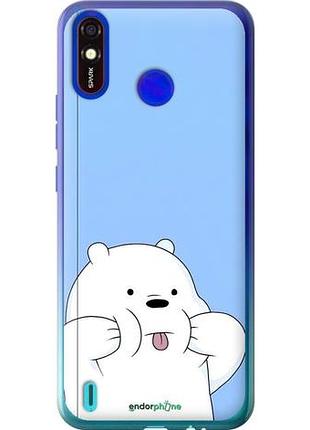 Чохол на tecno spark 4 lite милий ведмедик