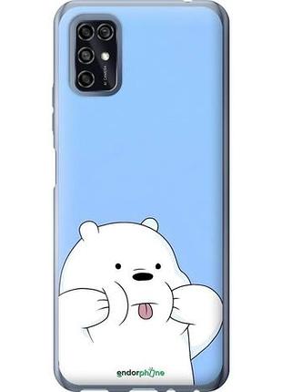 Чехол на zte blade v2020 smart милый мишка зте блейд в2020 смарт