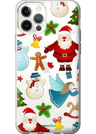 Чехол на iphone 12 pro новогодний 1 "4614u-2052-10746"