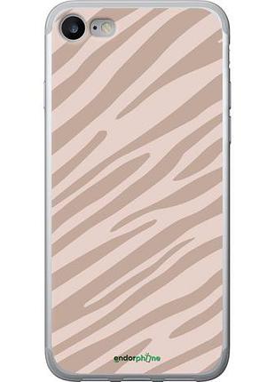 Чехол на iphone 7 зебра беж "4875u-336-10746"