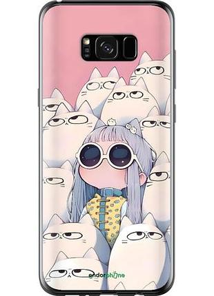 Чохол на samsung galaxy s8 plus малюка з котами