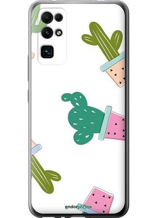 Чехол на huawei honor 30 кактусы в горшочках "3968u-1921-10746"