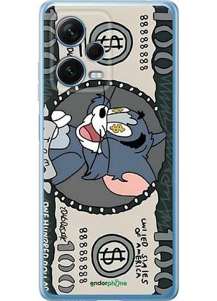 Чехол на xiaomi redmi note 12 pro+ 5g том и джерри сяоми редми ноут 12 про+ 5г