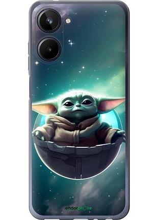 Чехол на realme 10 малыш йода, грогу риалми 10