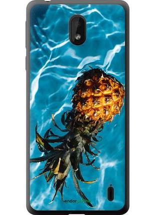 Чехол на nokia 1 plus ананас на воде "4384u-1677-10746"