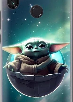 Чехол на xiaomi mi max 3 малыш йода, грогу сяоми ми макс 3