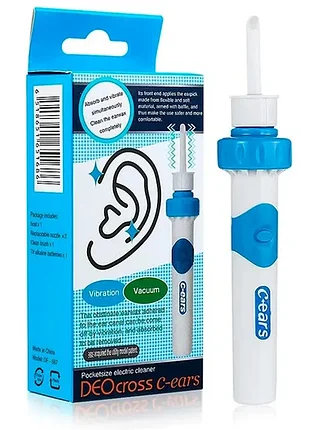 Пилосос для чищення вух bautech с-ears вакуумний білий