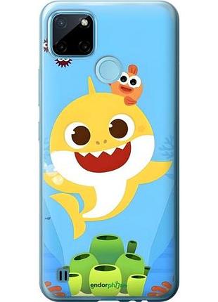 Чехол на realme c25y бейби шарк риалми с25у