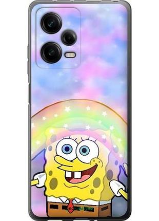 Чехол на xiaomi redmi note 12 pro 5g спанч боб, sponge bob сяоми редми ноут 12 про 5г