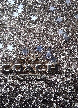 Сумка модель coach micro мини с блестками 6