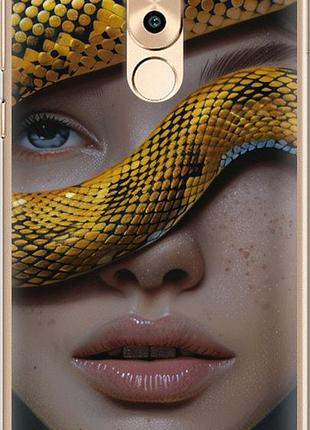 Чехол на huawei honor 6x объятия змеи "6081u-460-10746"