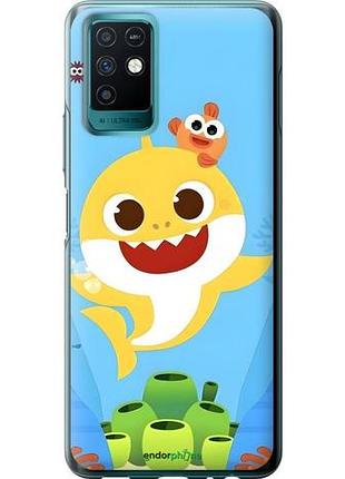 Чехол на infinix note 10 бейби шарк инфикс ноут 10