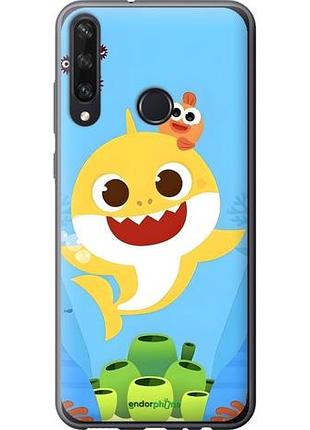 Чехол на huawei y6p бейби шарк хуавей у6p