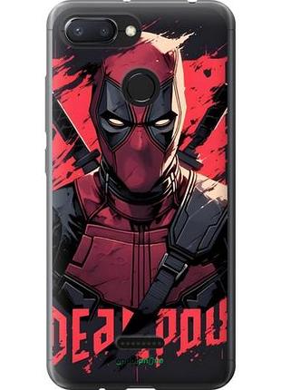 Чехол на xiaomi redmi 6 дэдпул, deadpool сяоми редми 6