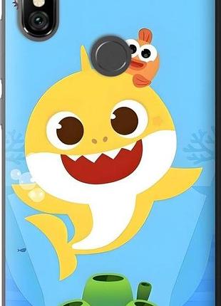 Чехол на xiaomi redmi note 6 pro бейби шарк сяоми редми ноут 6 про