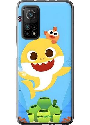 Чехол на xiaomi mi 10t бейби шарк