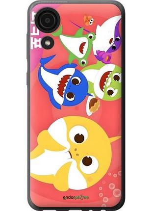 Чехол на samsung galaxy a03 core a032f бейби шаркс