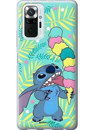 Чехол на xiaomi redmi note 10 pro стич сяоми редми ноут 10 про