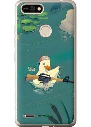 Чохол на tecno pop 2f b1f качечка з автоматом