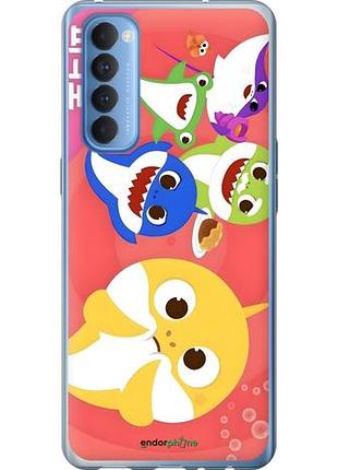 Чехол на oppo reno 4 pro бейби шаркс оппо рено 4 про