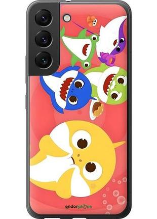 Чехол на samsung galaxy s22 бейби шаркс самсунг с22