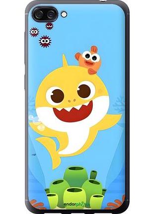 Чехол на asus zenfone 4 max zc520kl бейби шарк асус зенфон 4 макс зс520кл