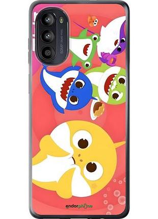 Чехол на motorola moto g52 бейби шаркс моторола мото г52