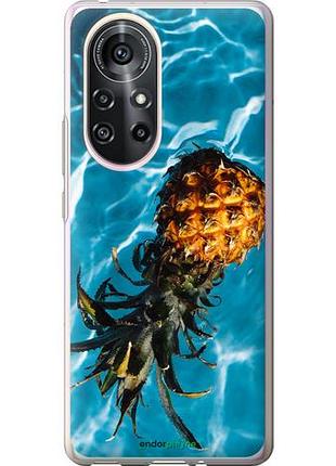 Чехол на huawei nova 8 pro ананас на воде "4384u-2246-10746"