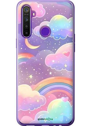 Чохол на realme 6i хмари та веселка