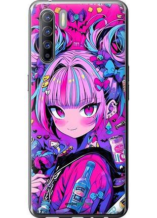 Чехол на oppo reno 3 аниме милаха оппо рено 3
