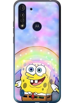 Чехол на motorola g8 power lite спанч боб, sponge bob моторола г8 повер лайт