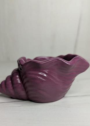 Гипсовая ракушка. ракушка для воска. декор. рамушка.