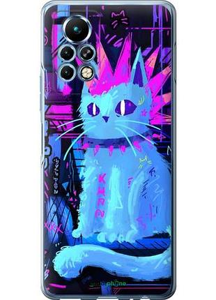 Чехол на infinix note 11 pro кот панк инфикс ноут 11 про