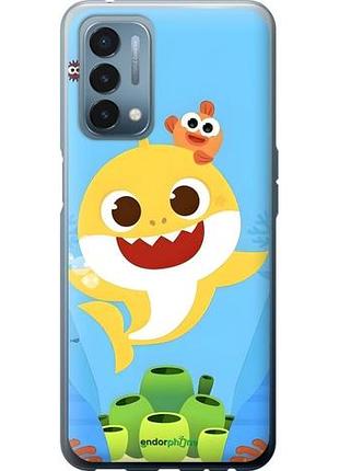 Чехол на oneplus nord n200 бейби шарк 1+ норд н200