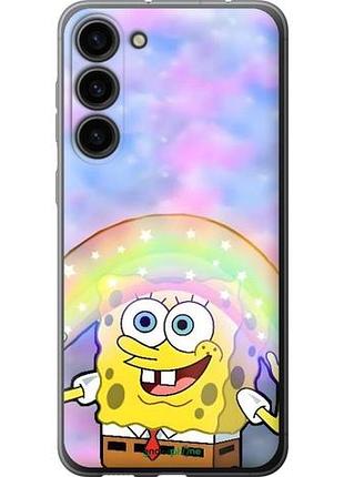 Чехол на samsung galaxy s23 plus спанч боб, sponge bob самсунг с23 плюс