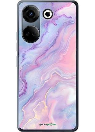 Чехол на tecno camon 20 pro нежный мрамор текно камон 20 про
