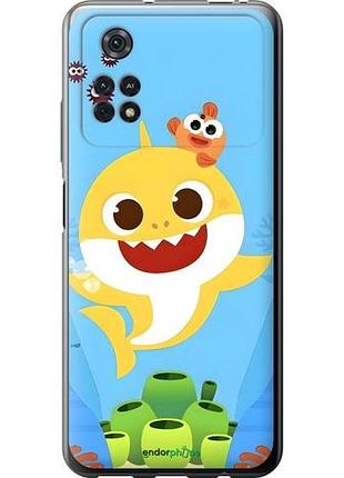 Чехол на xiaomi poco m4 pro бейби шарк сяоми поко м4 про