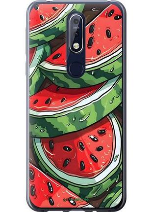 Чехол на nokia 7.1 арбуз нокиа 7.1