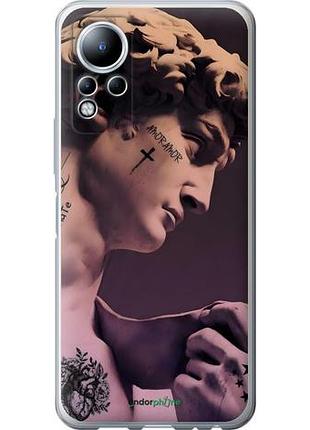 Чехол на infinix note 11 давид тату инфикс ноут 11