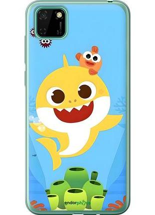 Чехол на huawei y5p бейби шарк