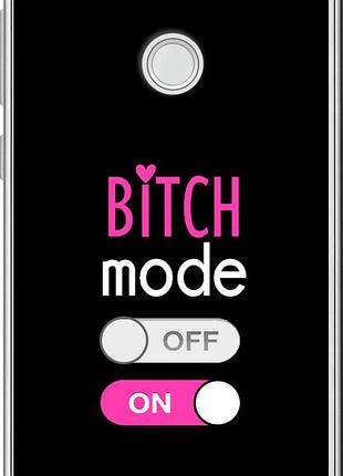 Чехол на huawei p8 lite (2017) bitch mode "4548u-777-10746"