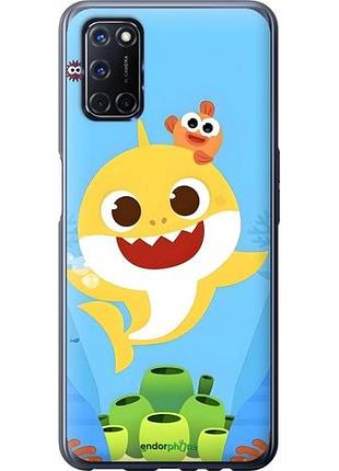 Чехол на oppo a52 бейби шарк оппо а52